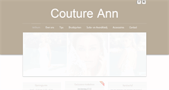 Desktop Screenshot of coutureann.be